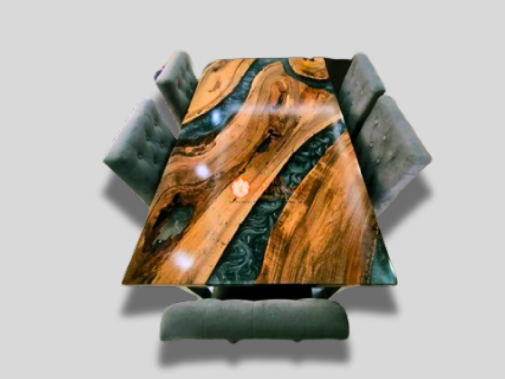 Walnut Table,Epoxy Table, dining room, sofa, center, table top Live Edge,Custom Order, Epoxy Resin Table, River Table